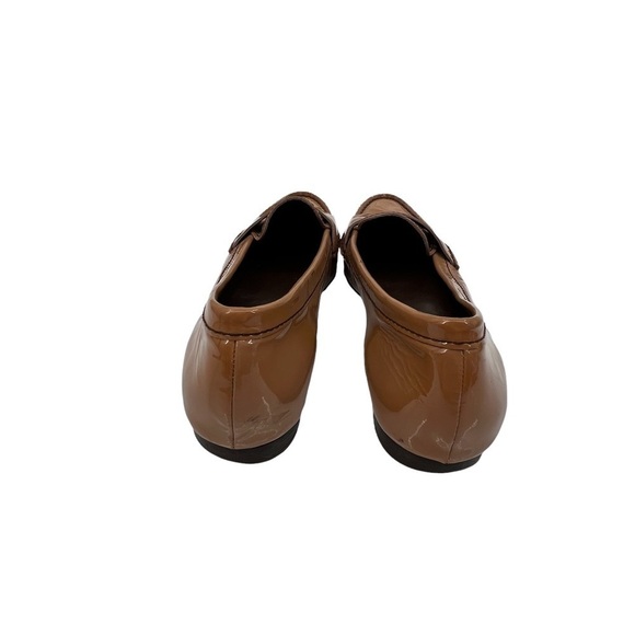 Cole Haan Tan Patent Nike Air Penny Loafers Size 8 Women's - Picture 8 of 10